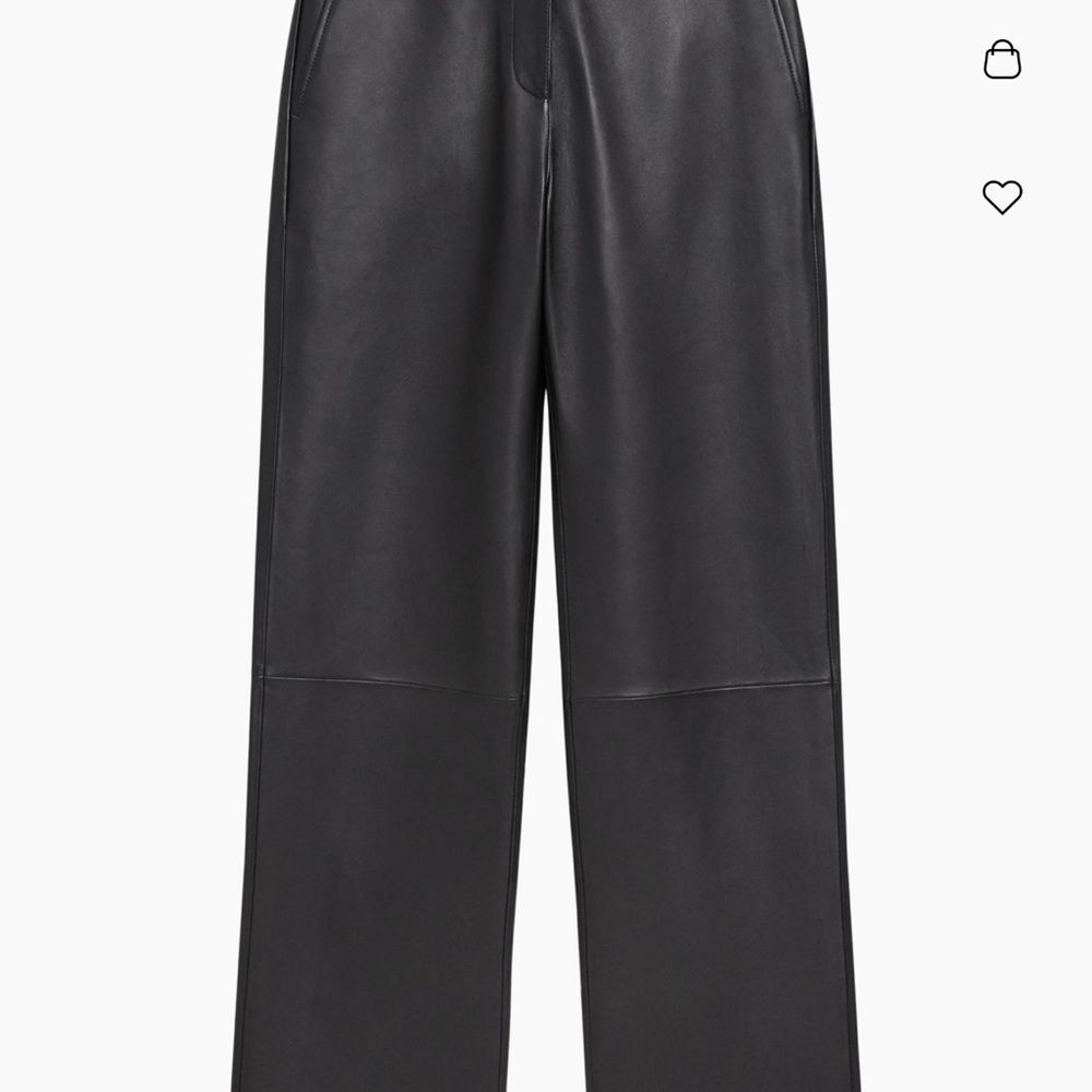 Theory Black Flare Pants